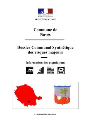 Commune De Navès Dossier Communal