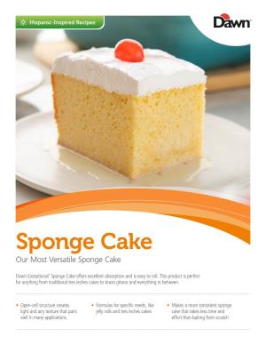 Hispanic-Inspired Sponge Cake Versatility Guide