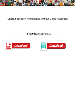 Check Facebook Notifications Without Going Facebook