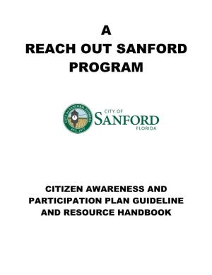 A Reach out Sanford Program