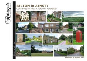 BILTON in AINSTY Conservation Area Character Appraisal