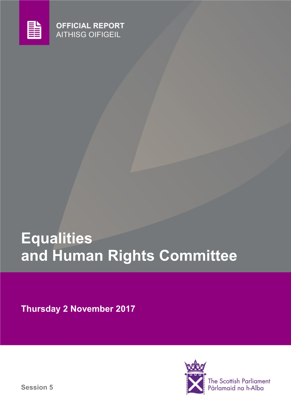Equalities and Human Rights Committee