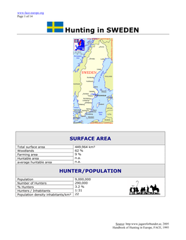 Hunting in SWEDEN