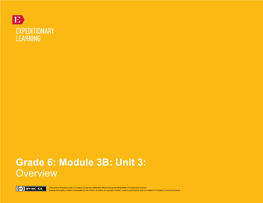 Grade 6: Module 3B: Unit 3: Overview