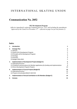 ISU Communication 2052
