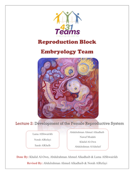 Development of Female Genital System