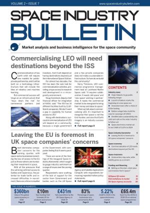Space Industry Bulletin July 2019