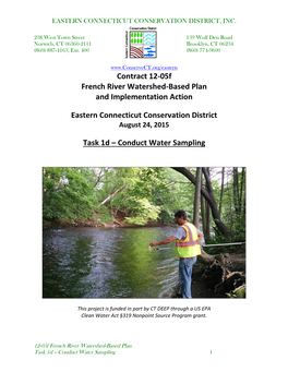 Muddy Brook and Little River Water Quality Improvement Plan