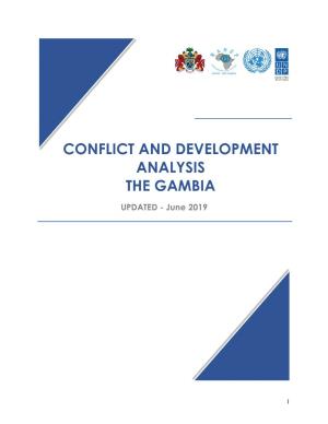 Conflict and Development Analysis the Gambia