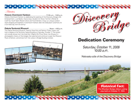 View the Program for the Dedication Ceremony