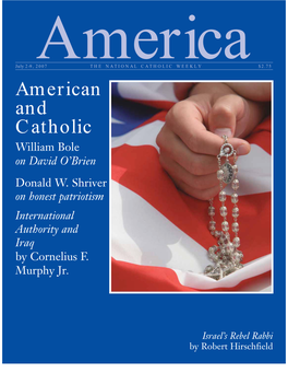 American and Catholic William Bole on David O’Brien Donald W