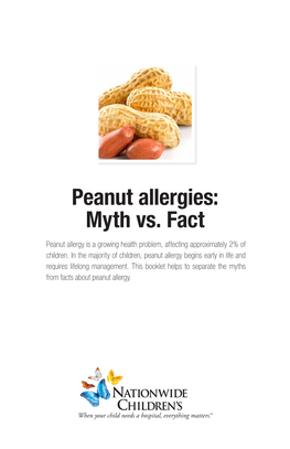 Peanut Allergies: Myth Vs