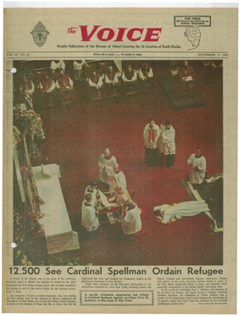 12500 See Cardinal Spellman Ordain Refugee