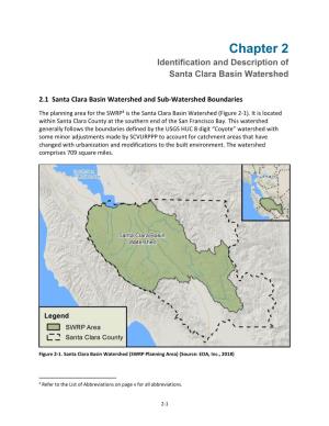 Chapter 2 Identification and Description of Santa Clara Basin Watershed