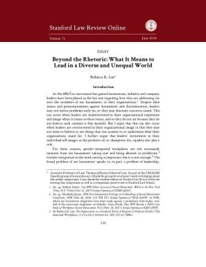 Stanford Law Review Online
