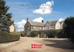 Duns Tew Grange Duns Tew • Oxfordshire Duns Tew Grange Duns Tew • Oxfordshire