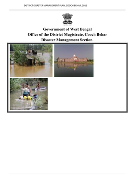 Government of West Bengal Office of the District Magistrate, Cooch Behar Disaster Management Section