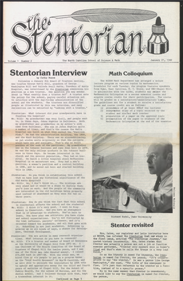 Stentorian Interview