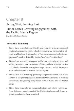 Timor-Leste's Growing Engagement with the Pacific Islands Region
