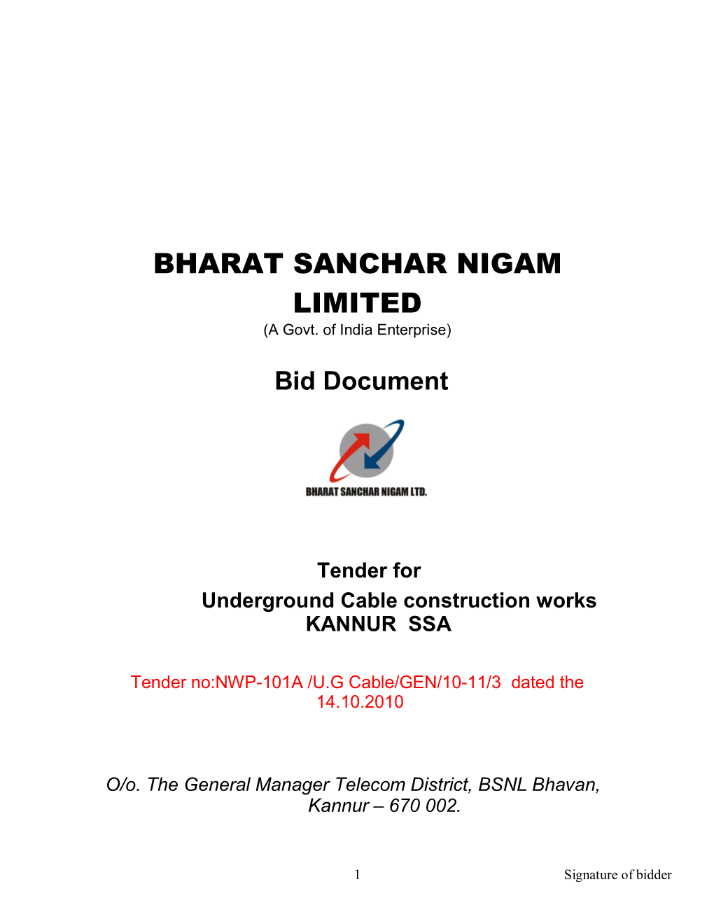 Bharat Sanchar Nigam Limited