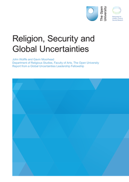 Religion, Security and Global Uncertainties Report