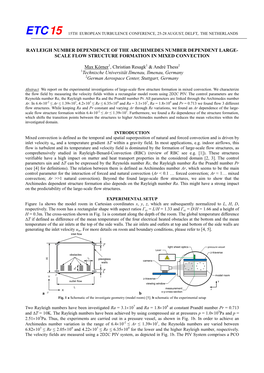 Rayleigh Number Dependence of the Archimedes Number Dependent Large- Scale Flow Structure Formation in Mixed Convection