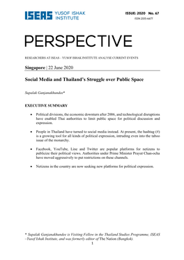 Social Media and Thailand's Struggle Over Public Space