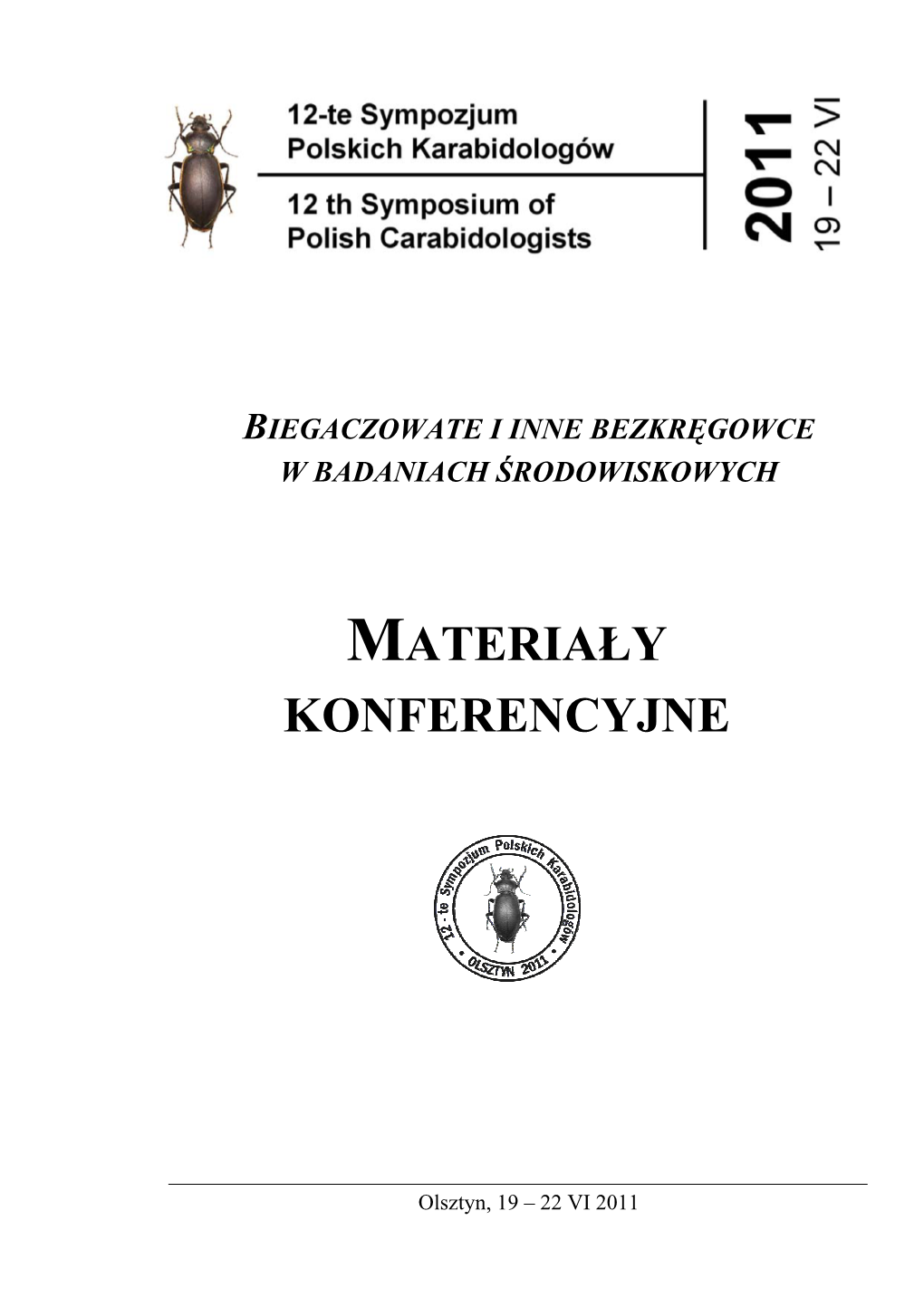 Materiały Konferencyjne