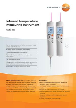 Infrared Temperature Measuring Instrument