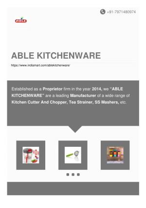 Able Kitchenware