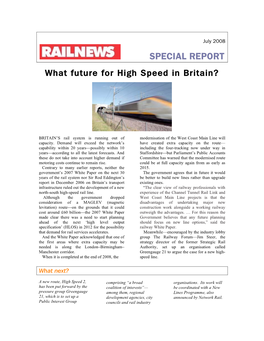 Railnews High Speed 2 (Special Report)