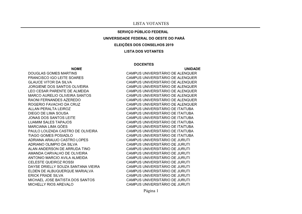 LISTA VOTANTES Página 1