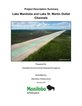 Lake Manitoba and Lake St. Martin Outlet Channels