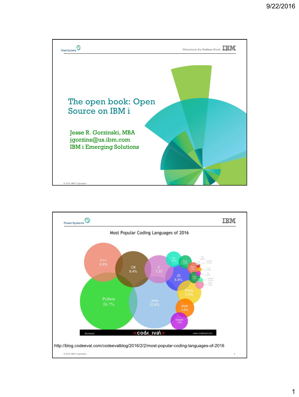 IBM Power Systems 1Q'15 Launch Messaging and Key Offering Content