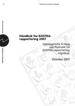 Håndbok for KOSTRA