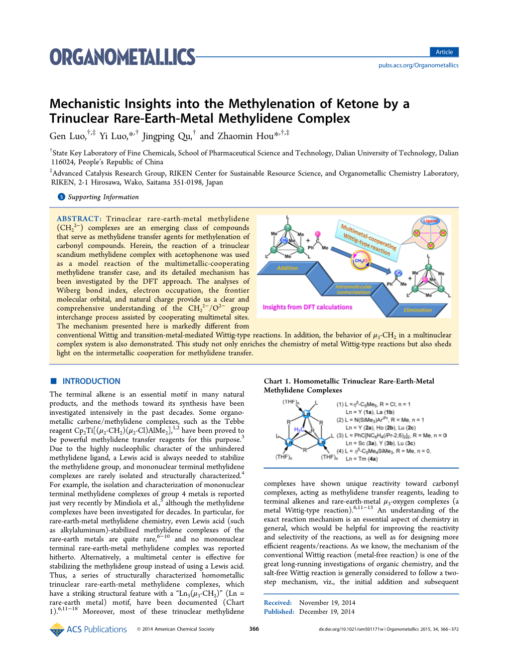 Mechanistic Insights Into the Methylenation of Ketone by A