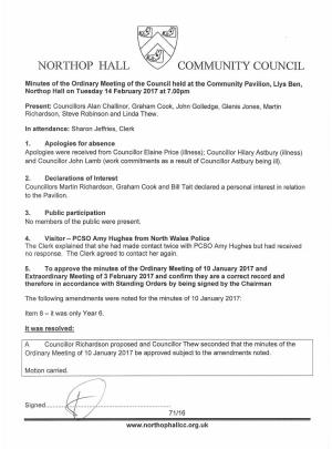 Northop Hall Community Council