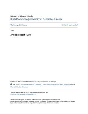 Annual Report 1990
