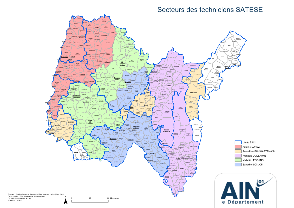 Secteurs Des Techniciens SATESE