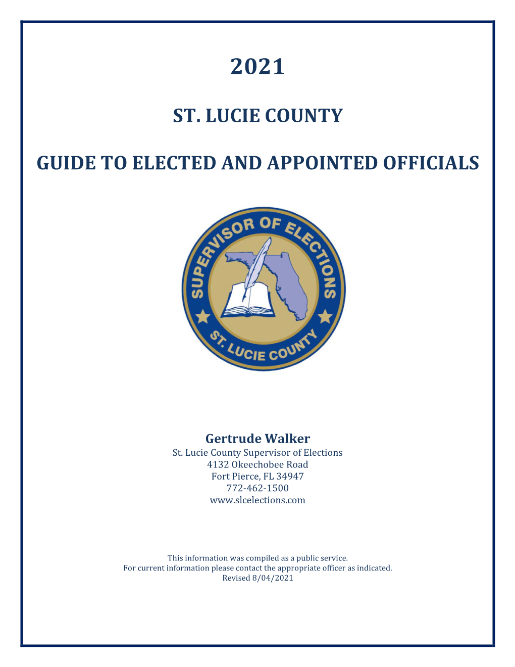 St. Lucie County Guide to Elected and Appointed
