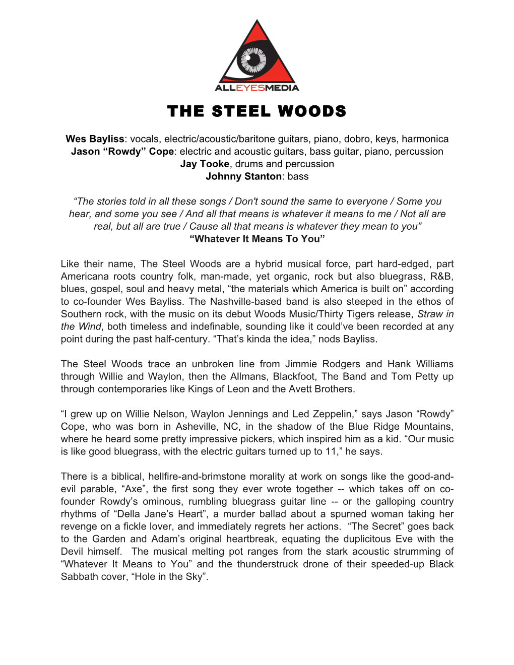 The Steel Woods