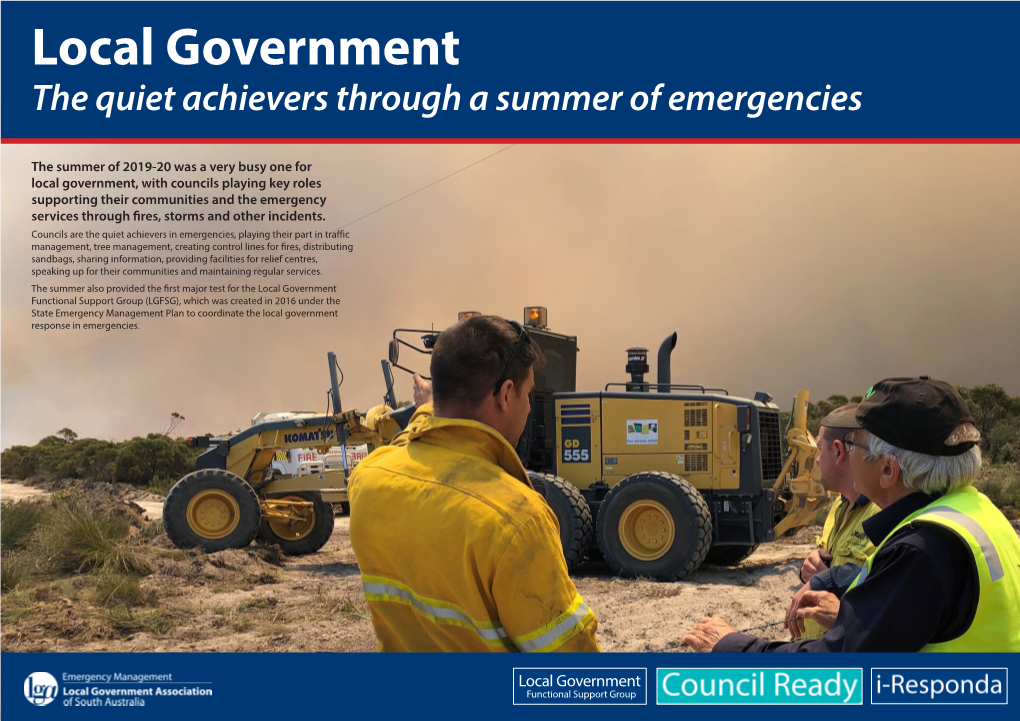 Local Government the Quiet Achievers Through a Summer of Emergencies