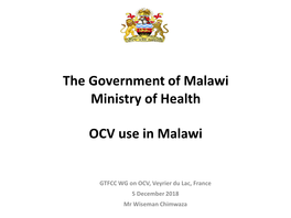 Community Health Workers in Malawi