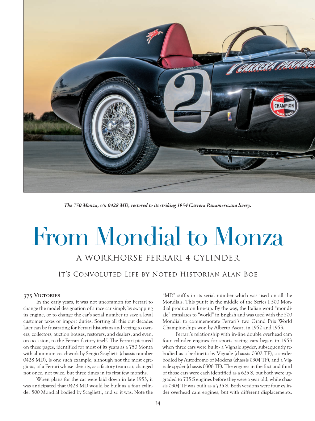 Cavallino Magazine Article