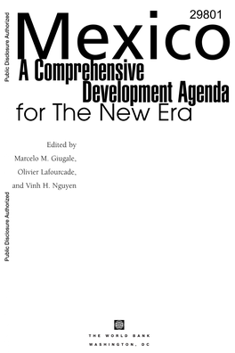 A Comprehensive Development Agenda for the New Era