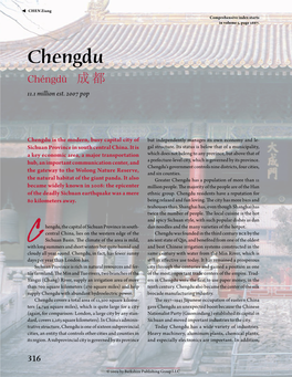 Chengdu Chéngdū ​成 都 11.1 Million Est