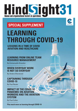 Learning Through Covid-19 Lessons in a Time of Covid Aviation and Healthcare