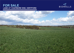For Sale Land at Chapmore End, Hertford