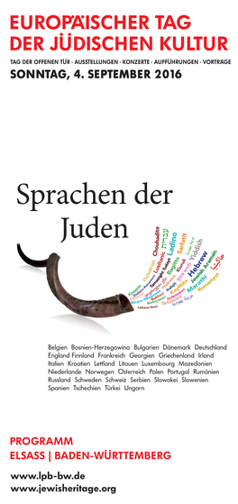 Sprachen Der Juden