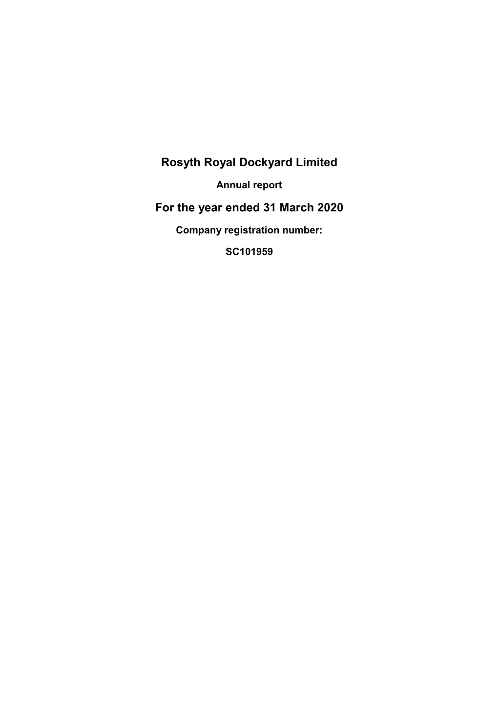 Rosyth Royal Dockyard Limited